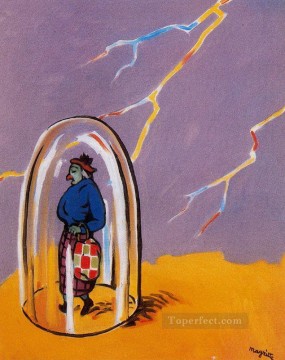  1947 Lienzo - el enchufe de remolque 1947 Surrealista